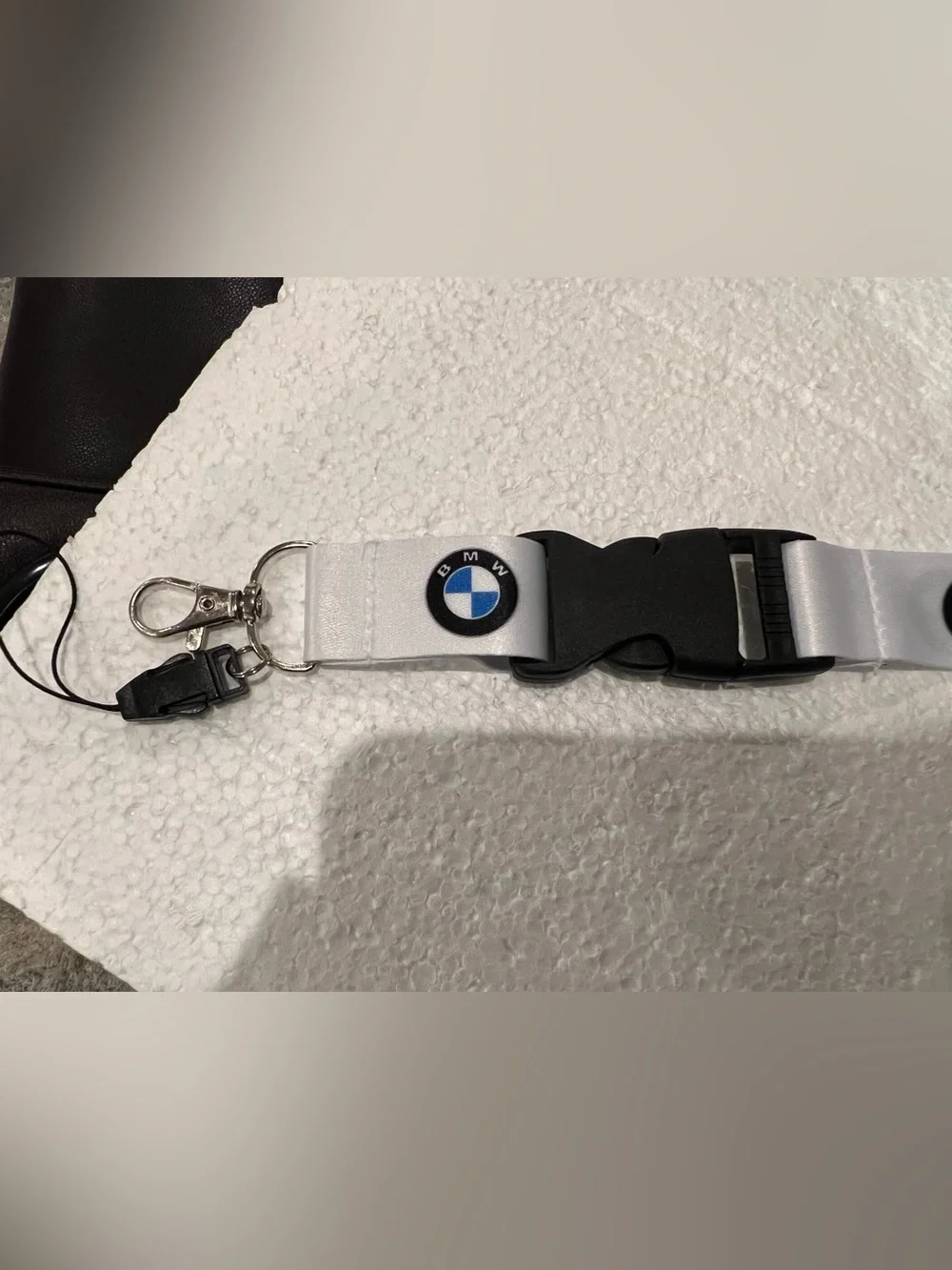 BMW INTERNATIONAL OPEN White, Black & Blue Quick Release Lanyard